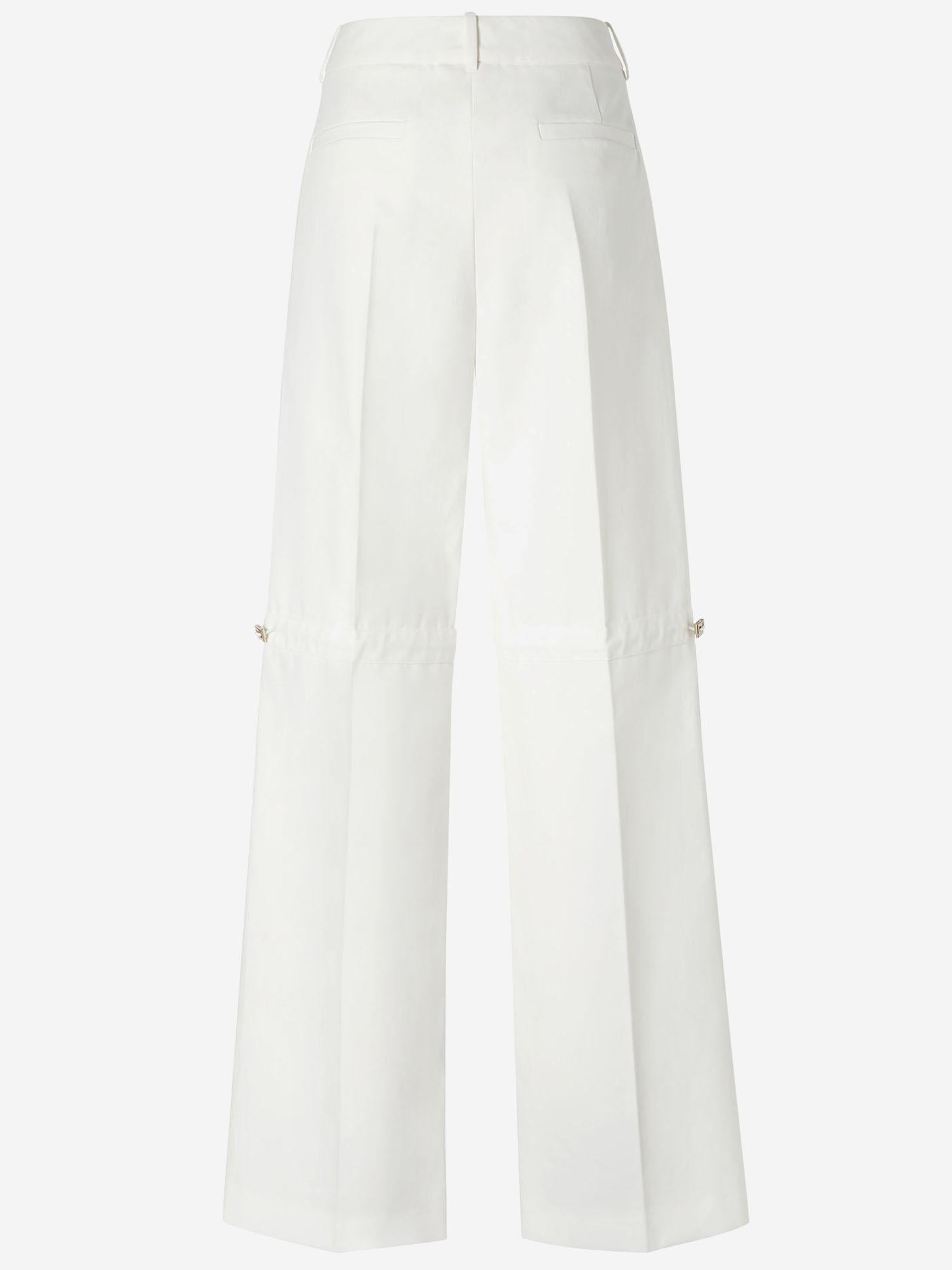 PANTALONI IN COTONE E SETA FR6711 AW7QF0ZNM FENDI 