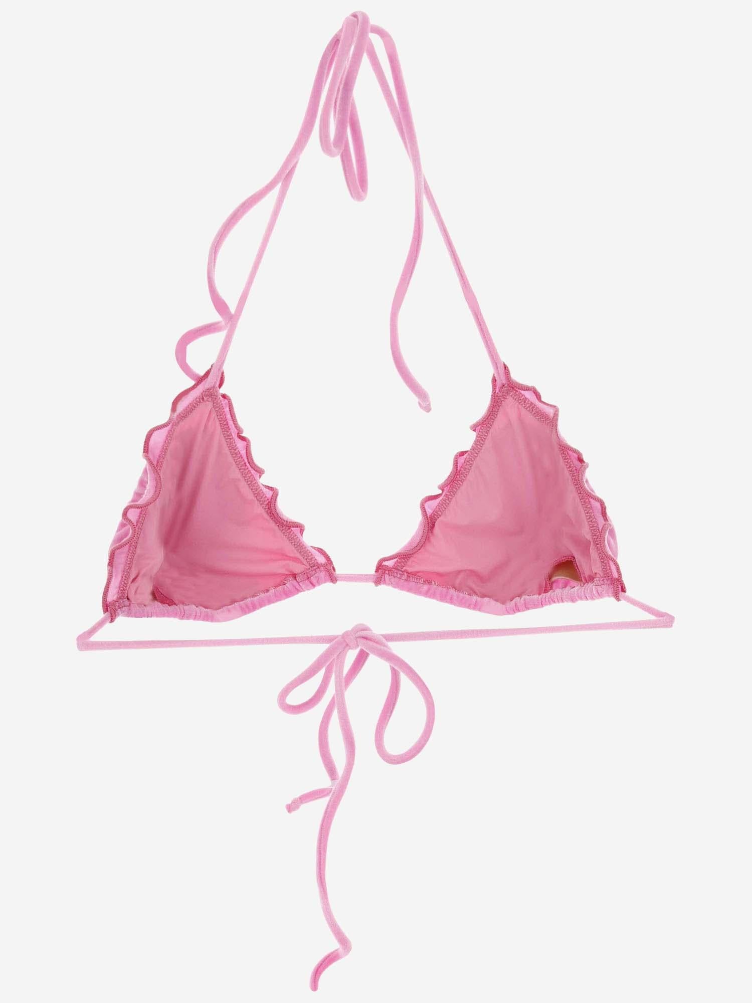 TOP BIKINI IN NYLON STRETCH SAG0001 01024F MC2 SAINT BARTH 