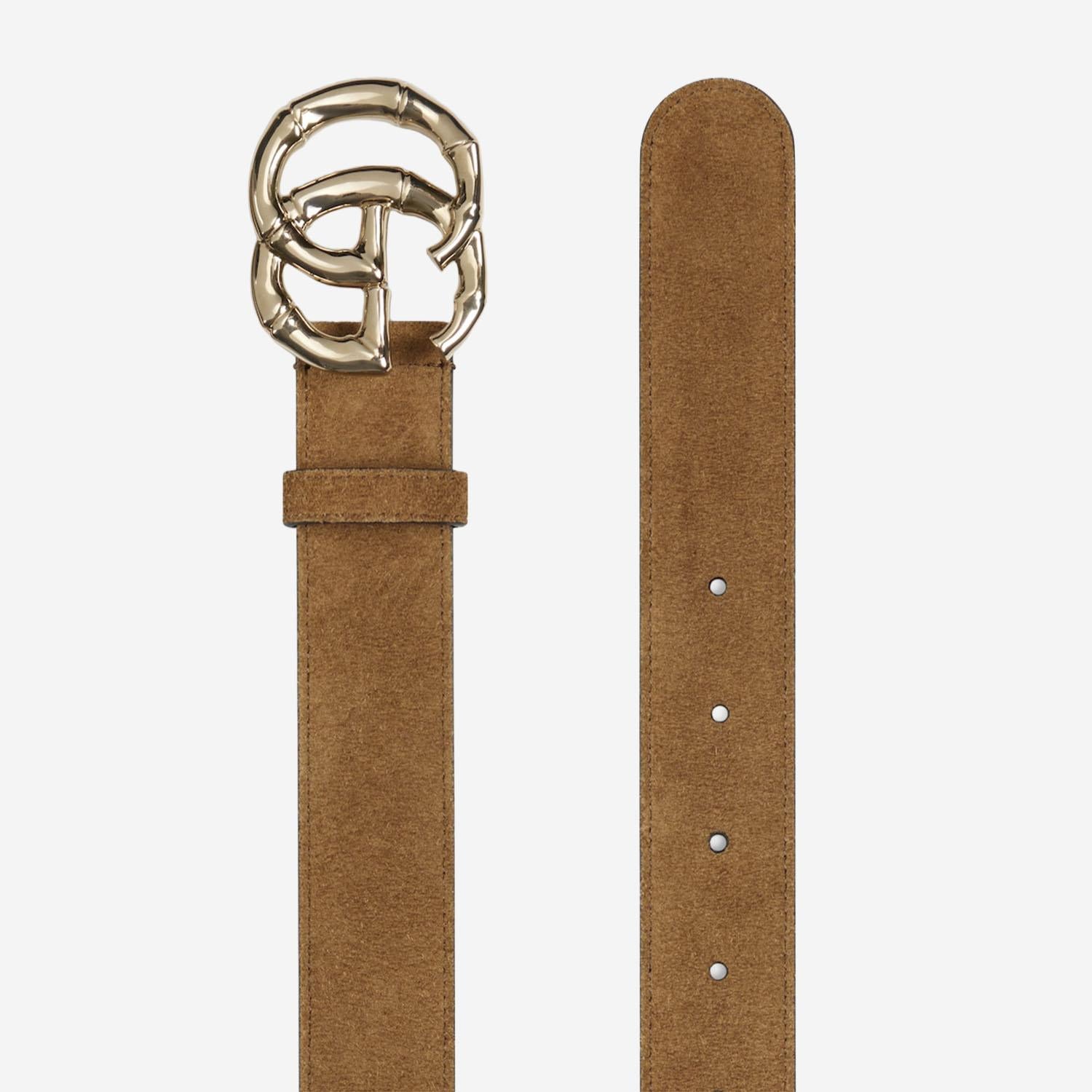 CINTURA GG MARMONT in Suede 847228 CA00G2118 GUCCI 