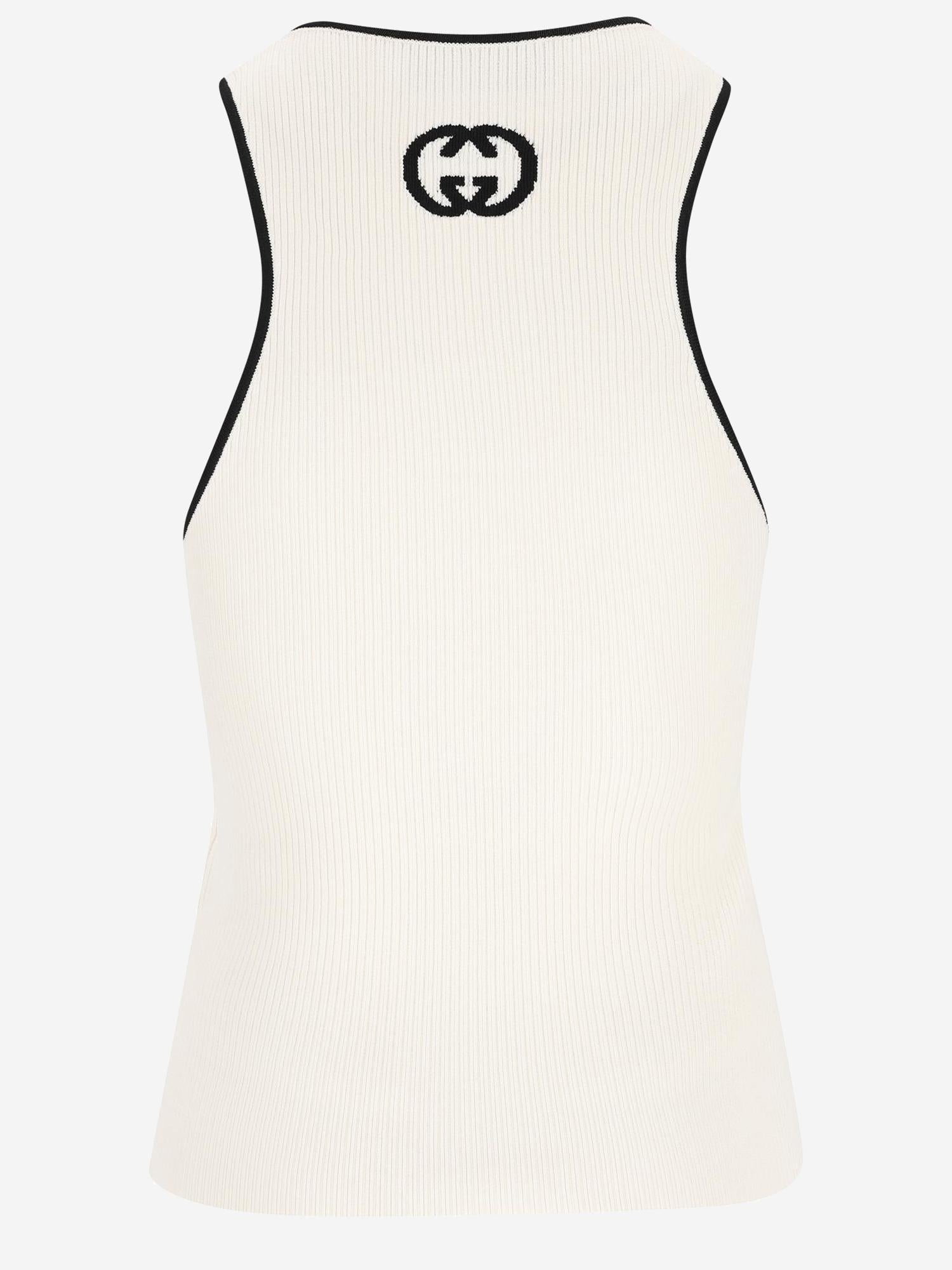 CANOTTA A COSTE CON INTARSIO 852456 XKFCZ9232 GUCCI 