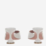 SANDALI LUPITA IN PELLE LUPITASLIPPER 70WHITE AMINA MUADDI 