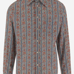 CAMICIA VOYAGE IMAGINAIRE IN COTONE 6V3ABQ35AN2 QQX VALENTINO 