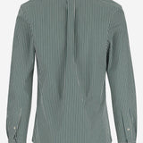 CAMICIA IN COTONE STRETCH CON LOGO 710929344 024 POLO RALPH LAUREN 