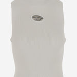 TOP IN MISTO VISCOSA CON LOGO A13020 0DLAX129 DIESEL 