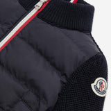 CARDIGAN IMBOTTITO IN LANA 9B00005M1131 742 MONCLER ENFANTS 