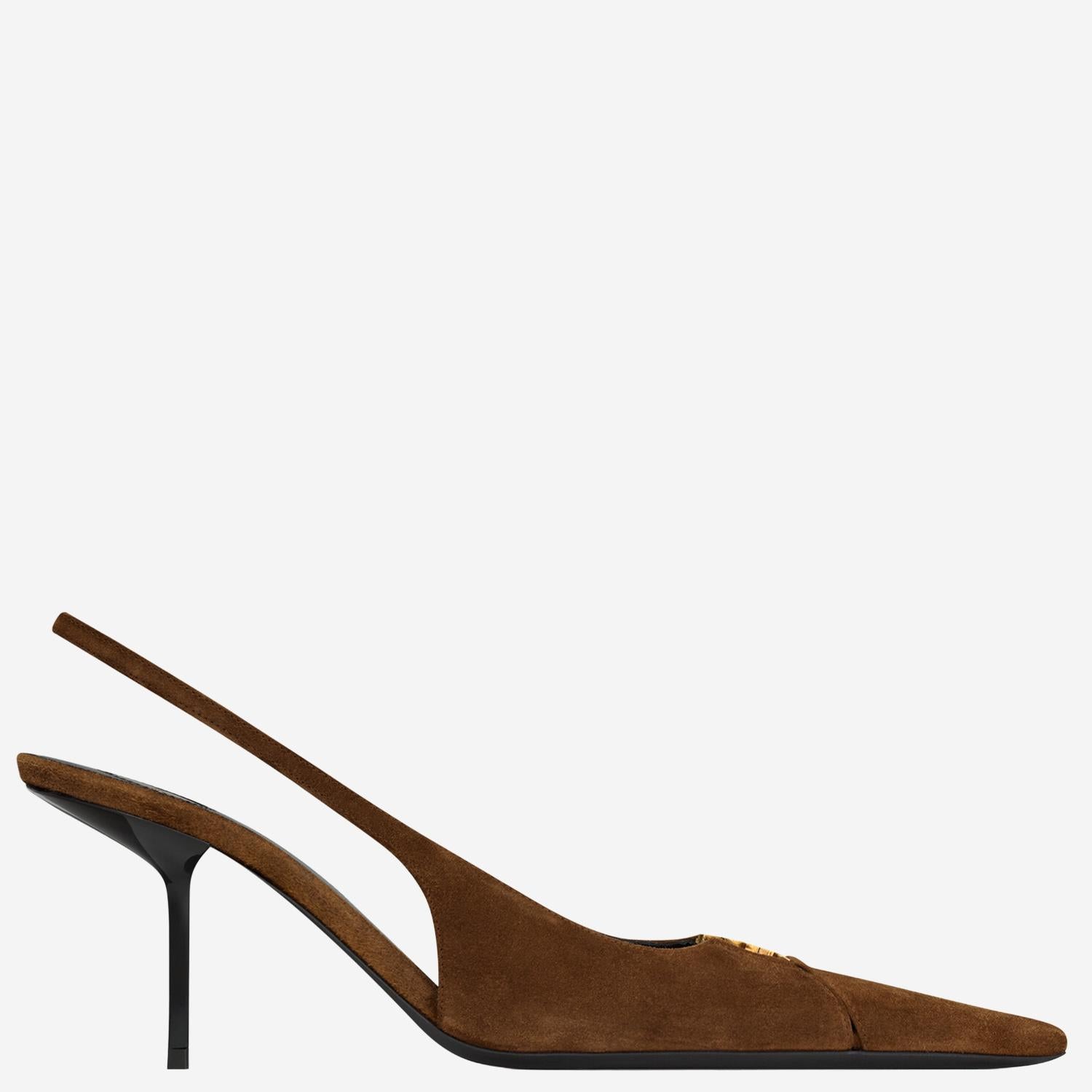 DÉCOLLETÉ APERTE SUL RETRO BABYLONE BRETEUIL IN SUEDE 858966 AAG022319 SAINT LAURENT 