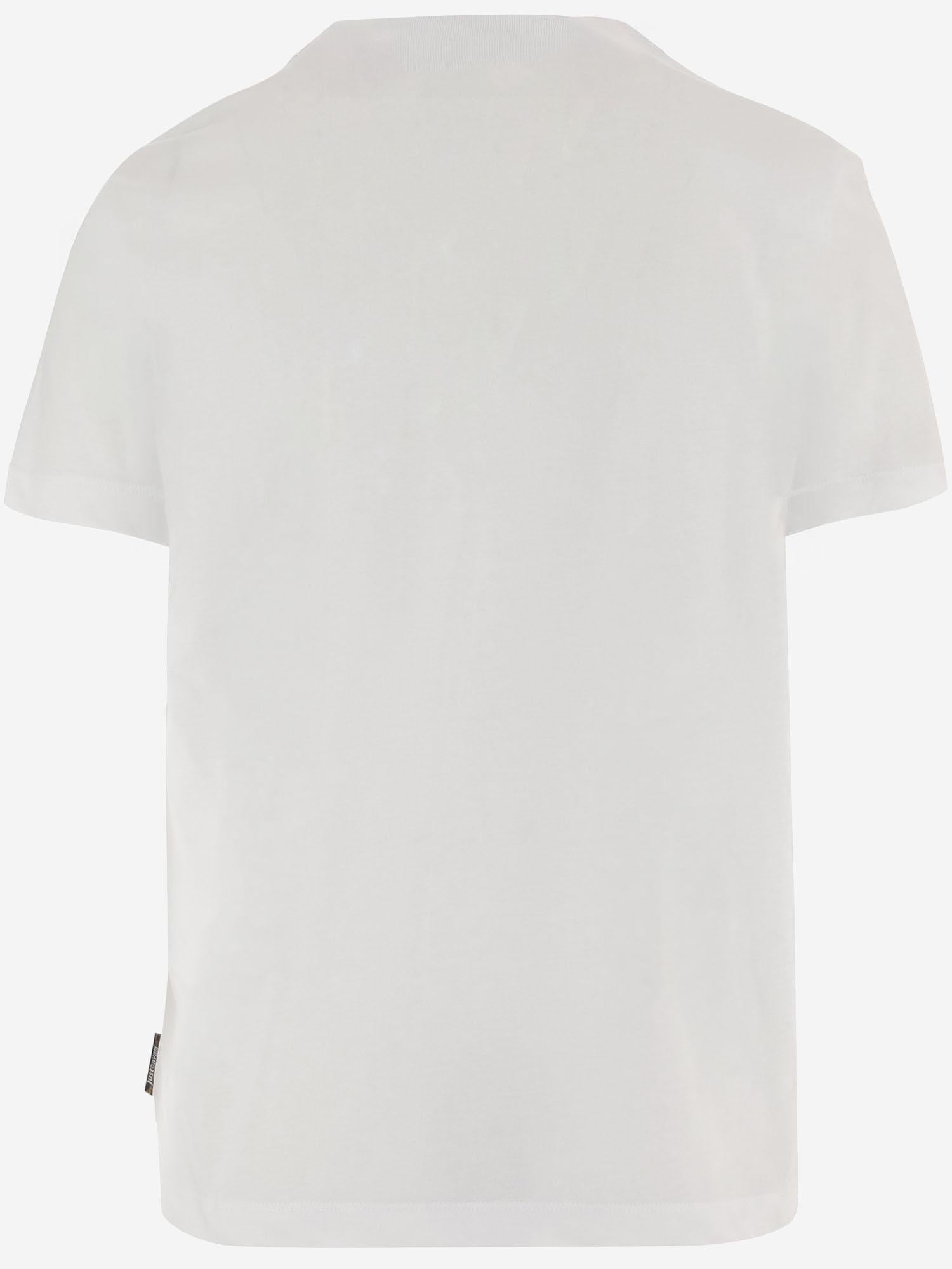 T-SHIRT IN COTONE CON STAMPA 80PAHT17 CJ500QT5 JUST CAVALLI 