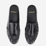 MULES LE LOAFER IN PELLE D'ANGUILLA 869742 0WXAF1000 SAINT LAURENT 