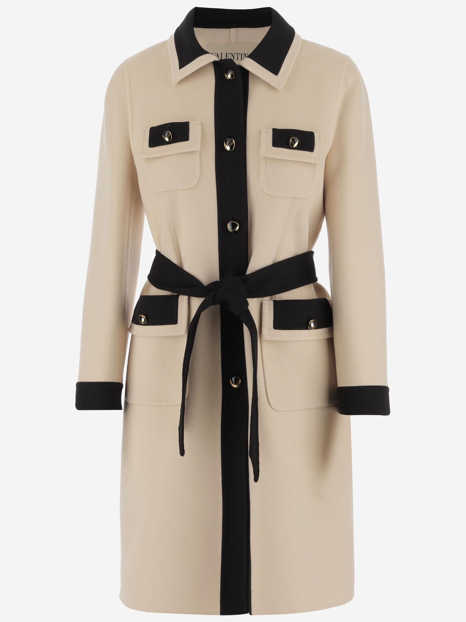 CAPPOTTO IN LANA E CASHMERE 7B3CA7S0 6JAR8E VALENTINO 