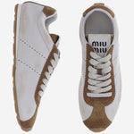 SNEAKERS PLUME IN NAPPA 5E114E 3LP9F0LT1 MIU MIU 