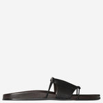 SANDALI VIVIENNE SLIDE IN PELLE F1792SN65 BLK THE ROW 