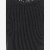 TOP IN VISCOSA E COTONE CON DECORAZIONI 011208 1714900 DRIES VAN NOTEN 