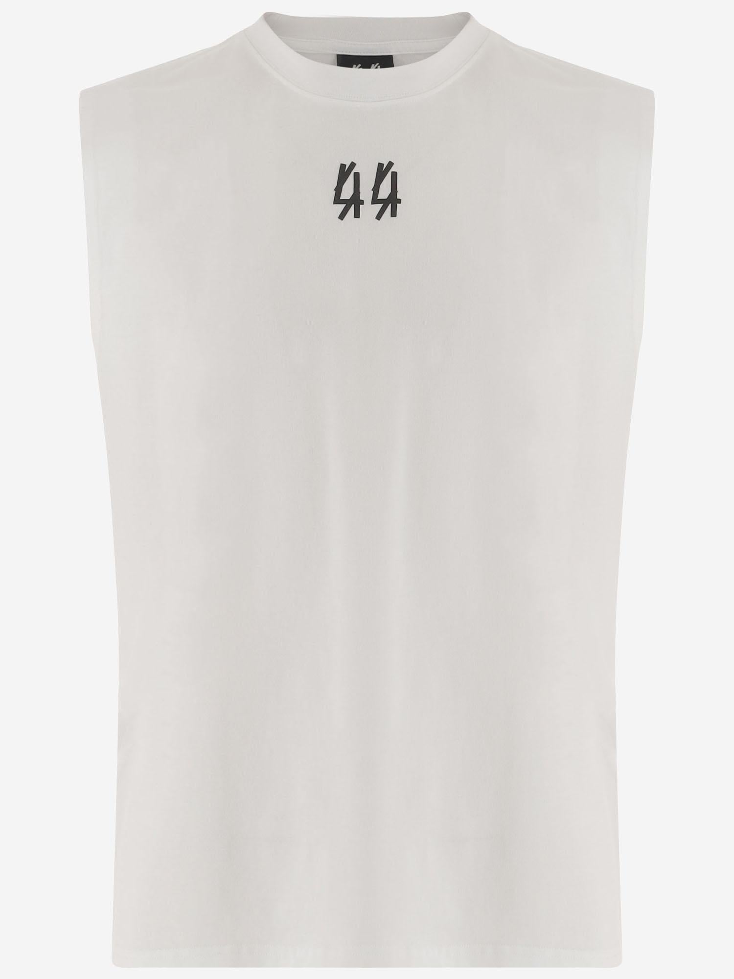 CANOTTA IN COTONE CON STAMPA B0030654 FA706P764 44 LABEL GROUP 