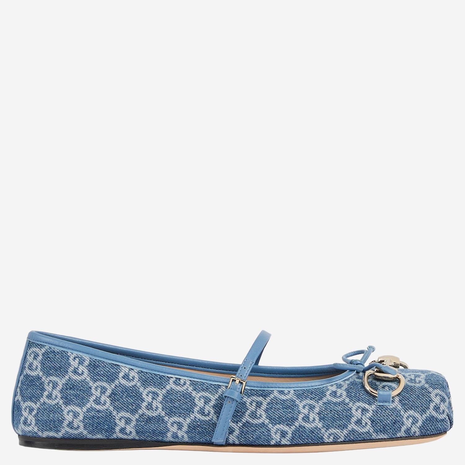 BALLERINE IN TESSUTO GG 814321 FAFHR4746 GUCCI 