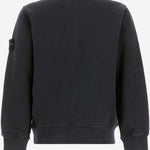 FELPA IN COTONE CON LOGO 6100012 S0A20V0029 STONE ISLAND KIDS 
