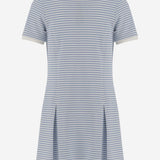 ABITO IN PIQUET DI COTONE CON MOTIVO A RIGHE 808699 XJGXY9716 GUCCI KIDS 