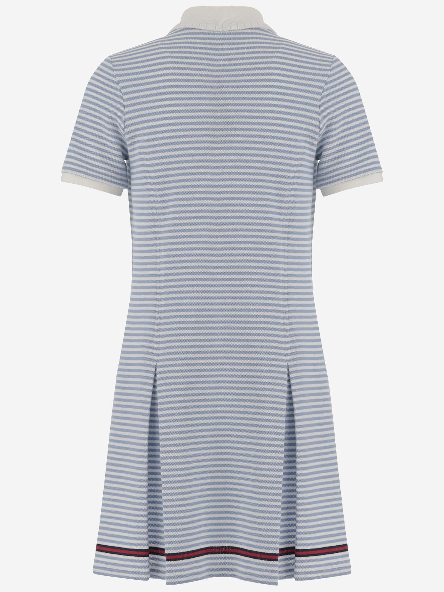 ABITO IN PIQUET DI COTONE CON MOTIVO A RIGHE 808699 XJGXY9716 GUCCI KIDS 