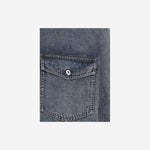 CAMICIA IN DENIM DI COTONE CON LOGO DS0011 PG1855172 JW ANDERSON 