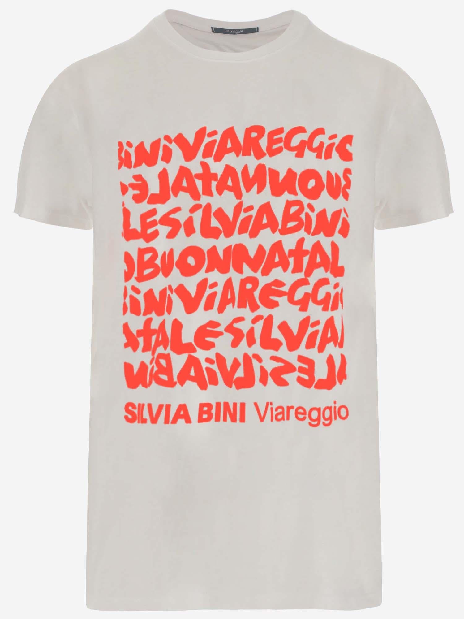 T-SHIRT STAMPA NATALE TSHIRTNATALE WHITE BINI SILVIA 