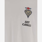 T-SHIRT IN COTONE CON STAMPA grafica 80OAHE24 CJ110003 JUST CAVALLI 