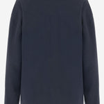 Maglia in cotone con logo MJLA31 1841F0X58 MIU MIU 