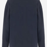 Maglia in cotone con logo MJLA31 1841F0X58 MIU MIU 