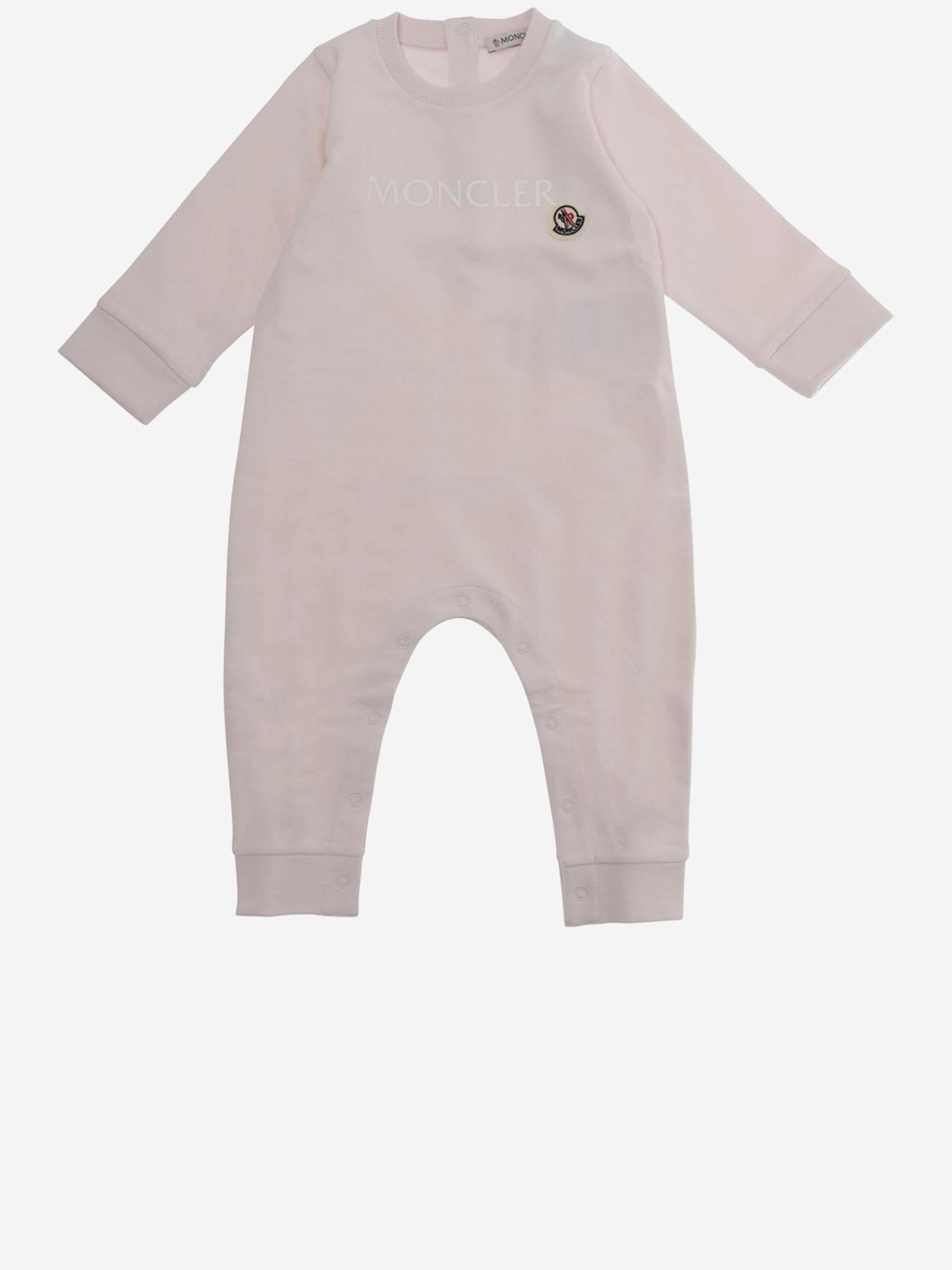 TUTINA IN COTONE STRETCH CON LOGO 8L0000489B9Y 503 MONCLER ENFANTS 