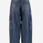 jEANS effetto lavato con palme A544J122A C6F18 BLUMARINE 