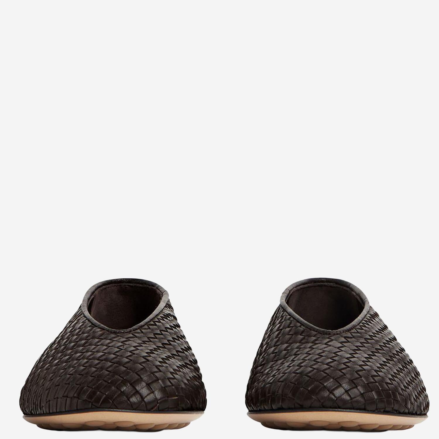 BALLERINE ROSA IN PELLE 837887 V4VE02113 BOTTEGA VENETA 