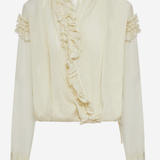 CAMICIA IN RAMIA CON ROUCHES 010745 3112006 DRIES VAN NOTEN 