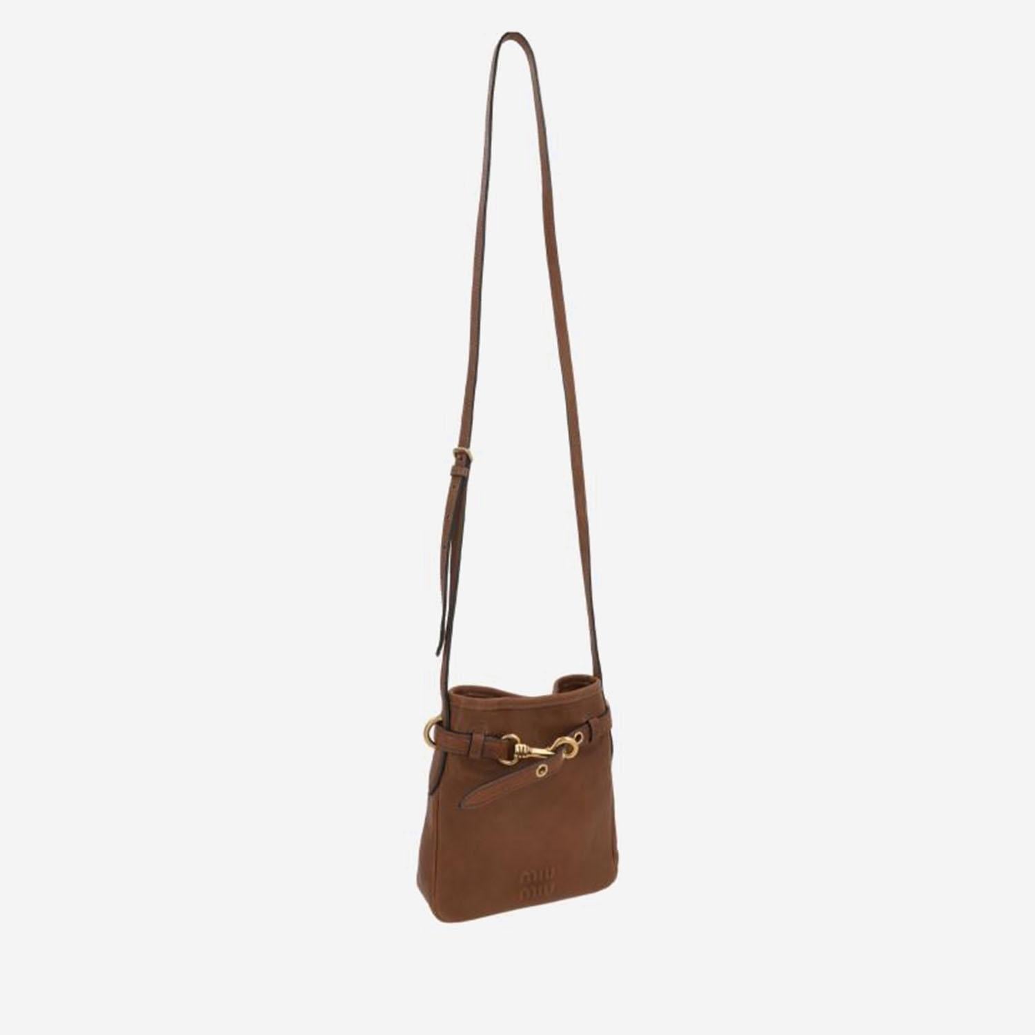 BORSA  A TRACOLLA IN SUEDE 5NR461 AEFXF0316 MIU MIU 