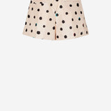 PANTALONI CORTI IN TAFFETÀ CON MOTIVO FALENA DOTS FR6690 AVJQF1UKB FENDI 