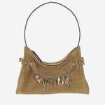 BORSA A SPALLA IN PELLE SCAMOSCIATA CH25AS872P37 21B CHLOE 