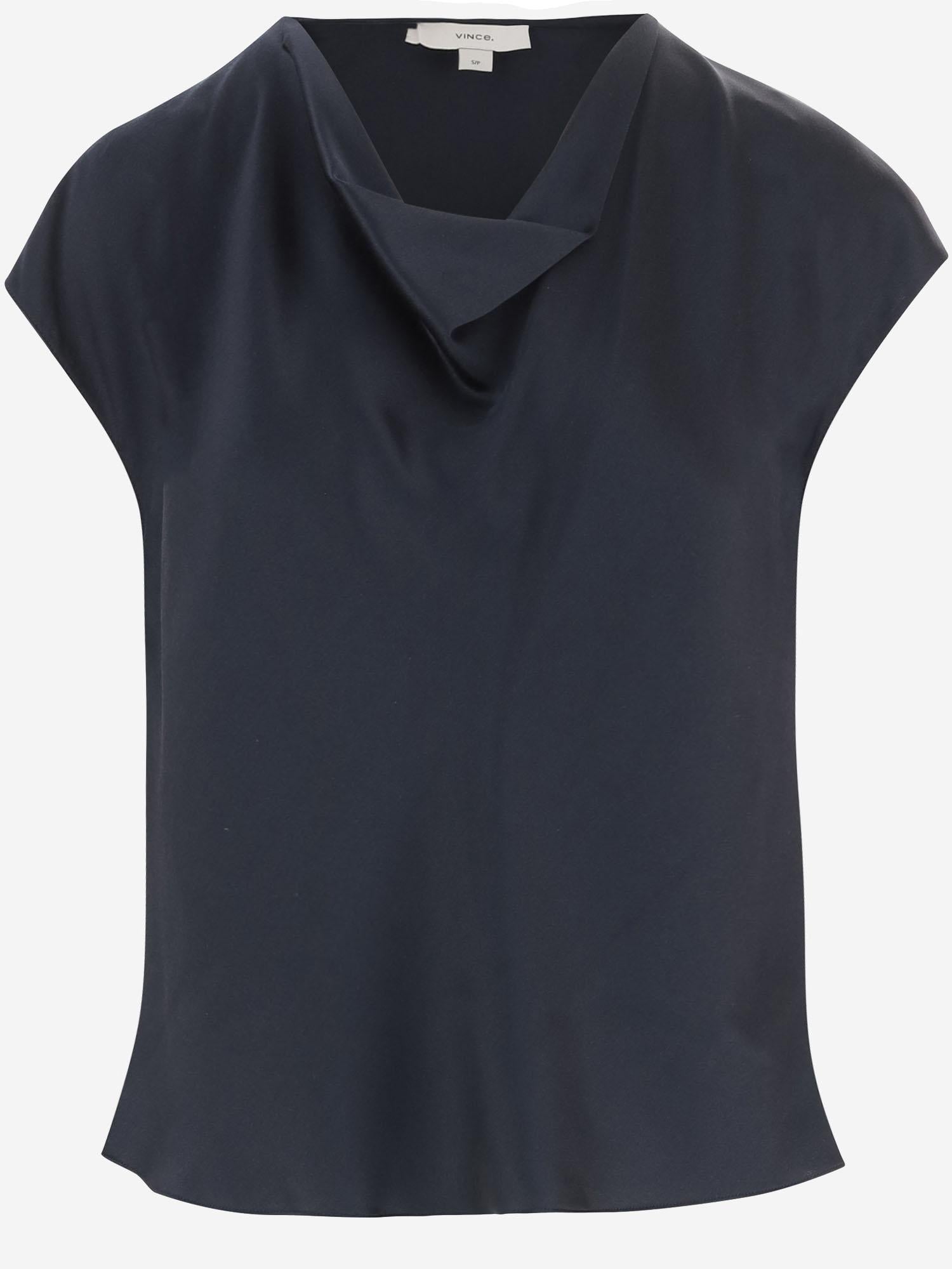 CAMICIA IN RASO DI SETA V796112595 403CBL VINCE 