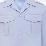 Camicia in cotone stretch 824849 XWA5F4774 GUCCI KIDS 