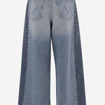 JEANS PATCHWORK IN DENIM DI COTONE 11316 1085BDK MOTHER 