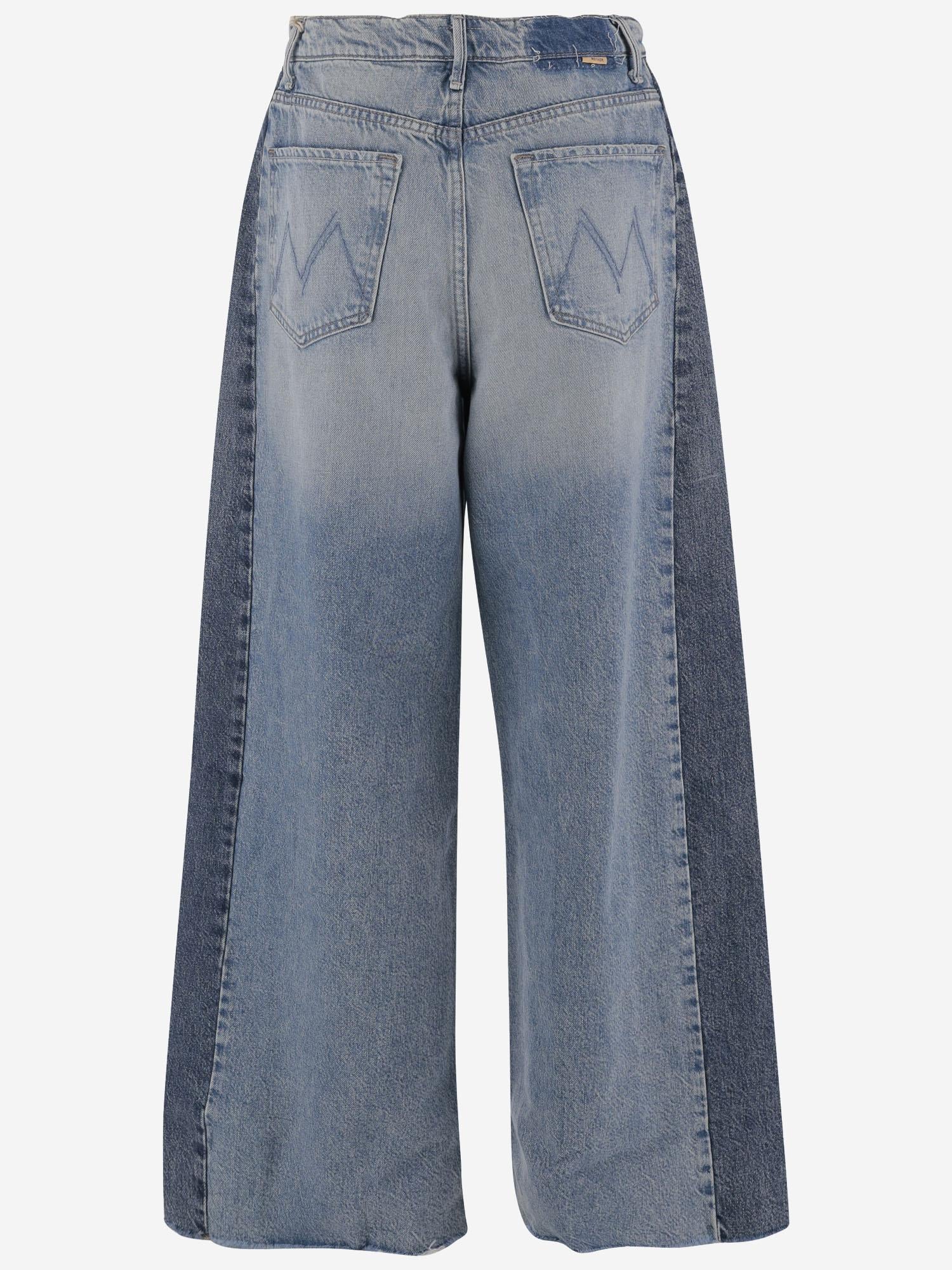 JEANS PATCHWORK IN DENIM DI COTONE 11316 1085BDK MOTHER 