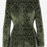 Blazer in velluto barocco 8115889 MOAT IP PATTERN BURBERRY 