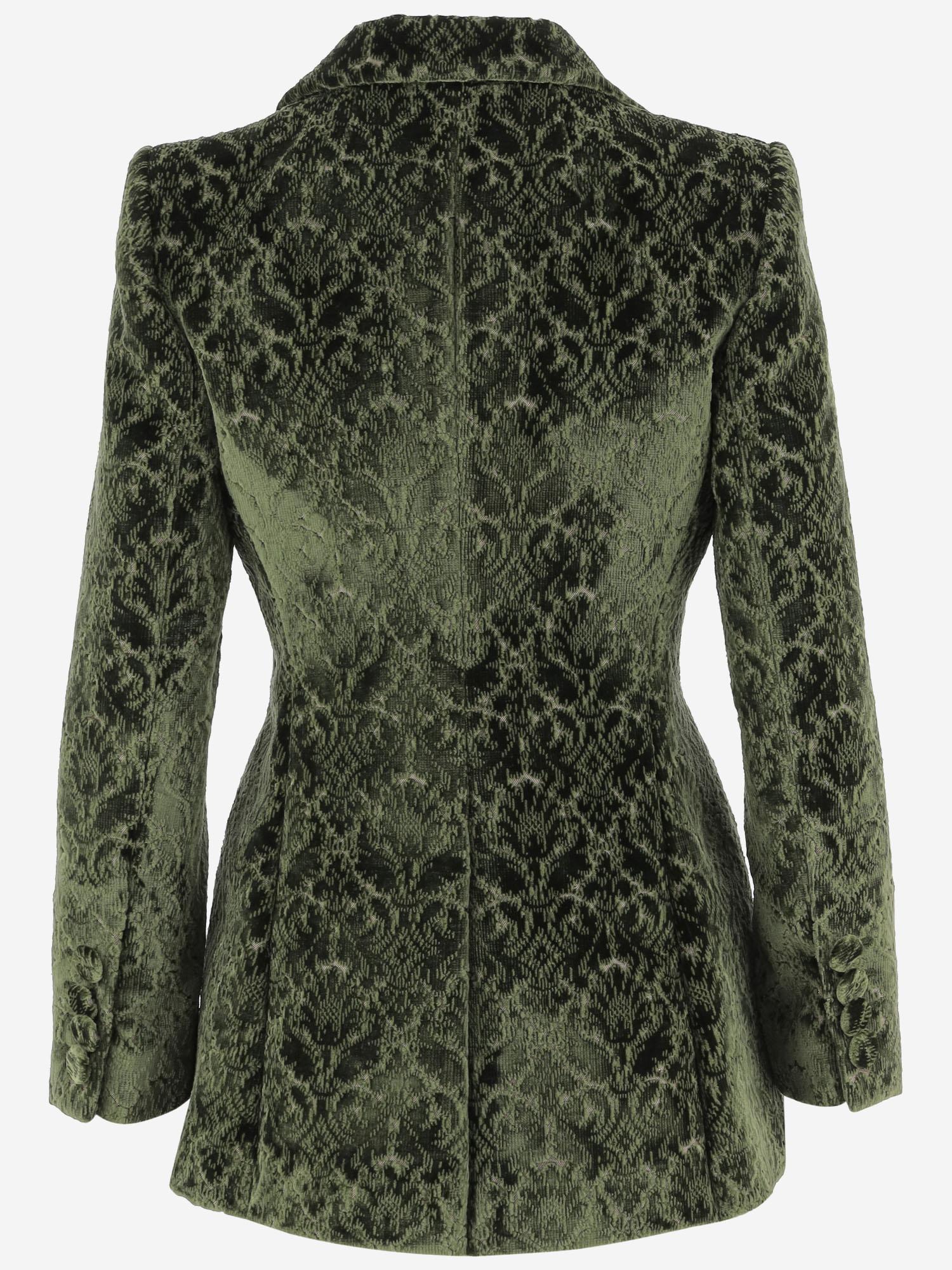 Blazer in velluto barocco 8115889 MOAT IP PATTERN BURBERRY 
