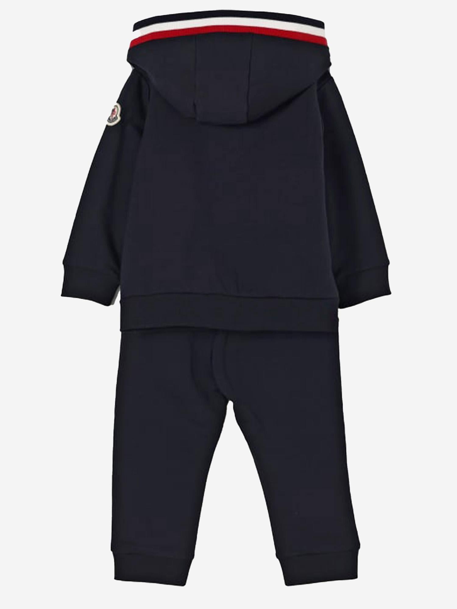 SET DUE PEZZI IN COTONE STRETCH 8M0000789AM3 778 MONCLER ENFANTS 