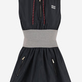 ABITO SENZA MANICHE CON CAPPUCCIO E ZIP MF6223 19ECF005R MIU MIU 