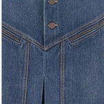 GONNA AL GINOCCHIO IN DENIM DI COTONE CH25ADJ01251 427 CHLOE 