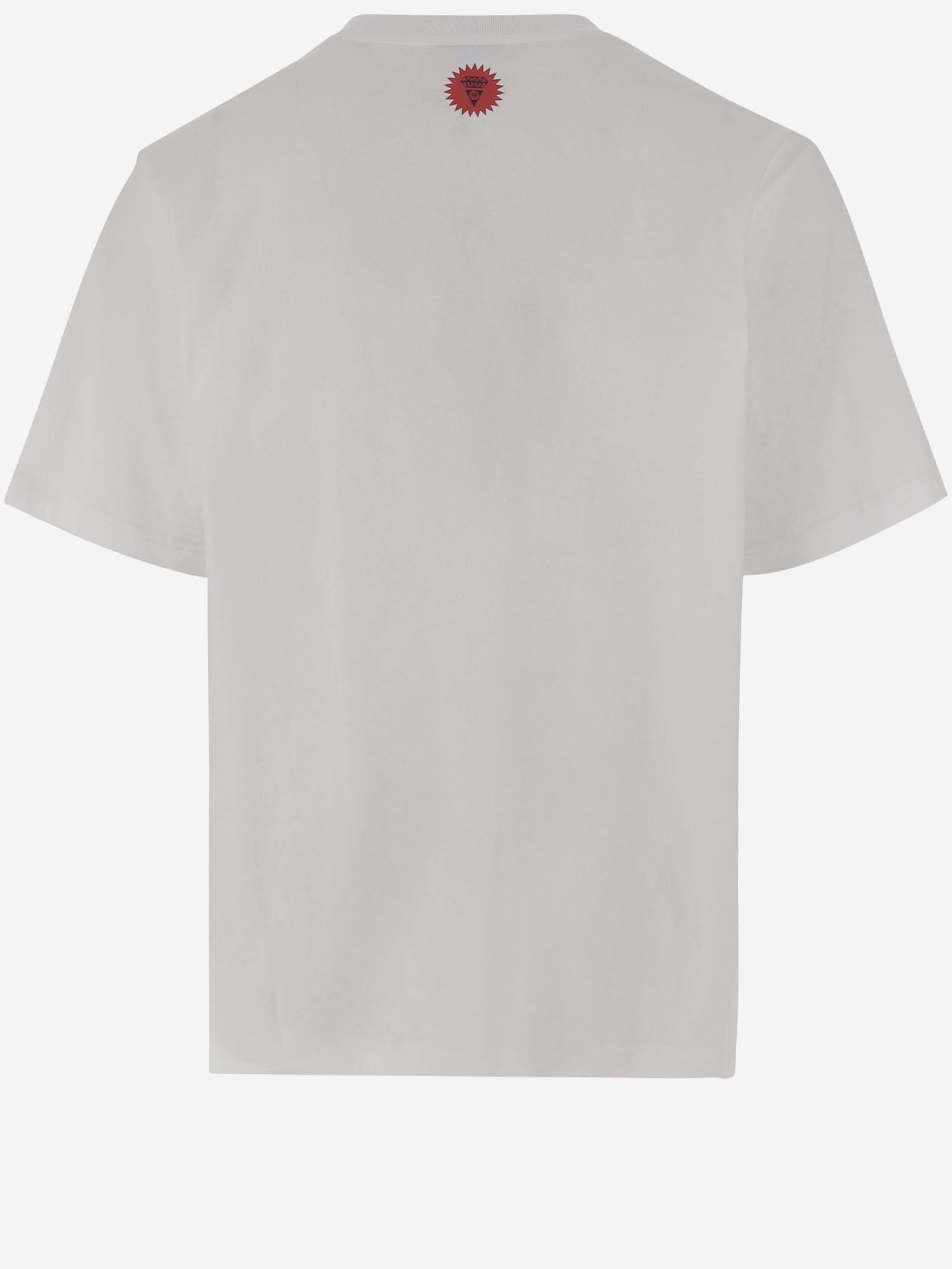 T-SHIRT IN COTONE CON LOGO IC25349 WHITE ICECREAM 