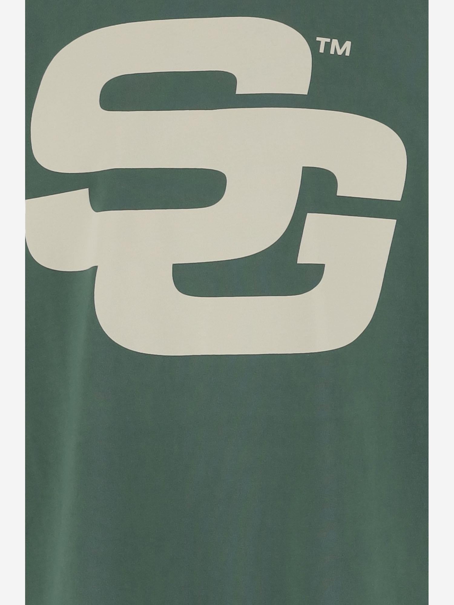 T-SHIRT IN COTONE CON LOGO SG2410103 HUNTERGREEN SUMMER GAMES 