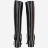 STIVALI JULIA 25 IN PELLE 840698 AAEHR1000 SAINT LAURENT 