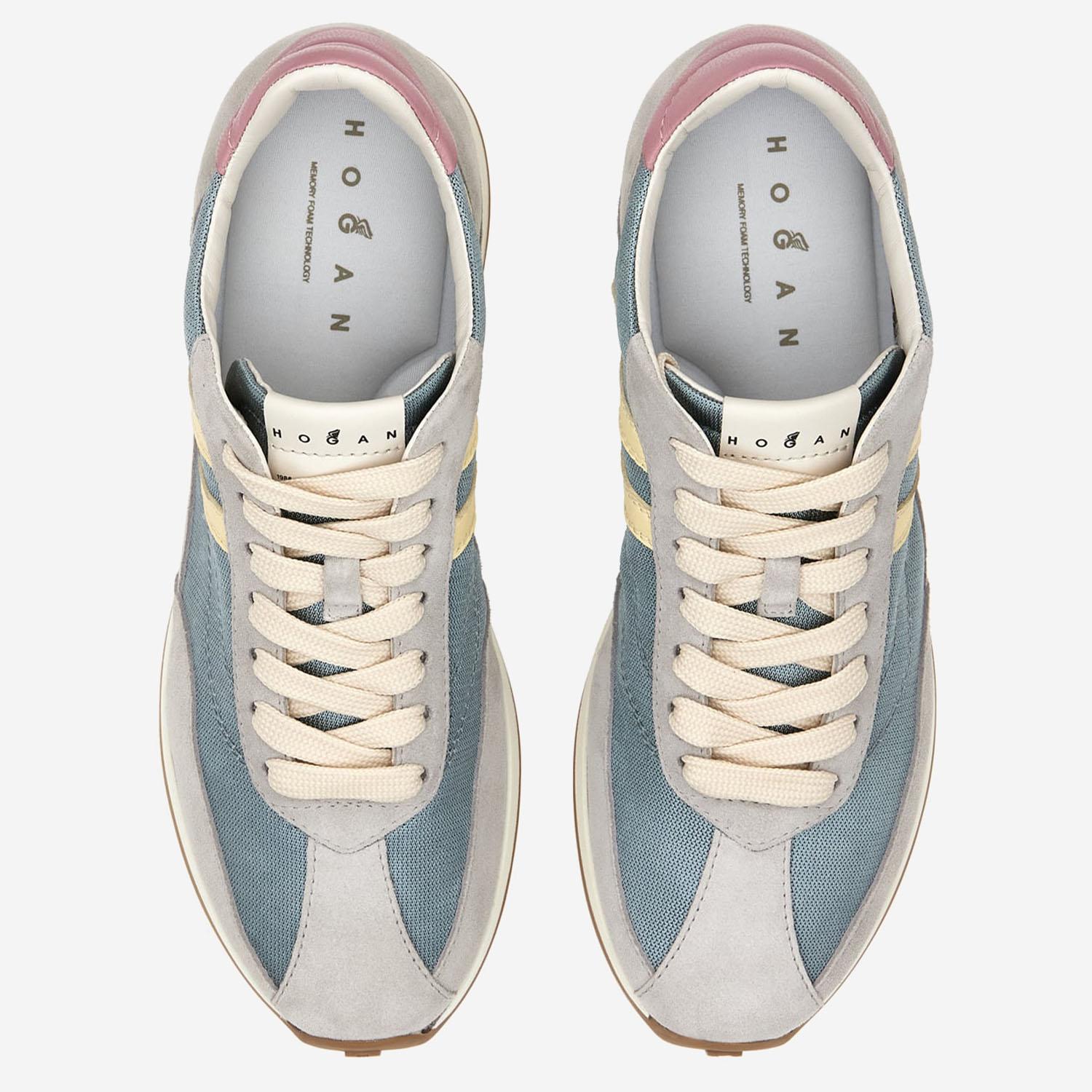 Sneakers Athletic in pelle e tessuto tecnico HXW6990GA20 V0O0FEB HOGAN 