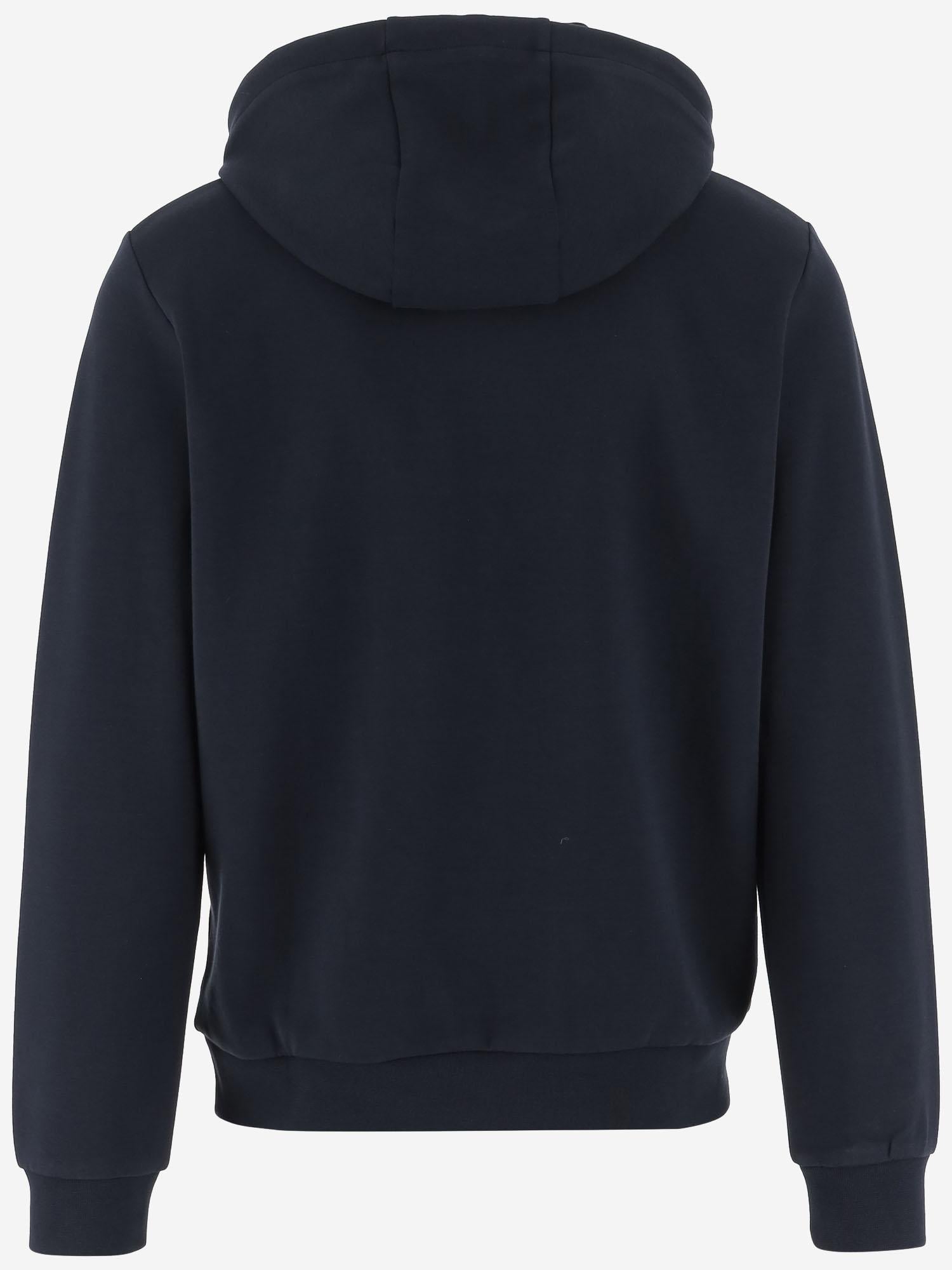 FELPA IN MISTO COTONE STRETCH CON LOGO CFWOSW2002MRUT5195 3989 WOOLRICH 