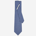 CRAVATTA IN SETA CON MOTIVO GEOMETRICO 351313 003 SALVATORE FERRAGAMO 