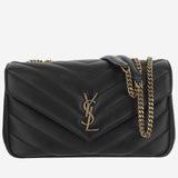 LOULOU LARGE IN PELLE DI AGNELLO TRAPUNTATA 803541 AAEAX1000 SAINT LAURENT 