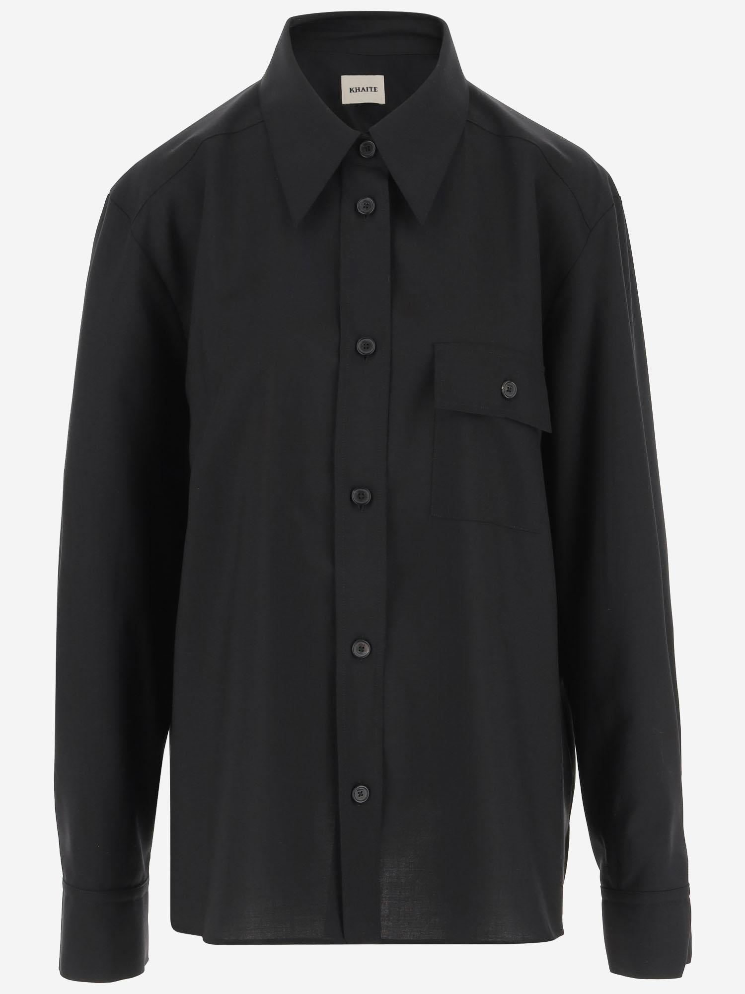CAMICIA YATTY TOP IN LANA 2375575W575 200 KHAITE 